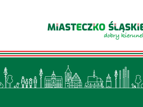 Urząd Miejski oraz Centrum Sportu i Rekreacji w Miasteczku Śląskim
