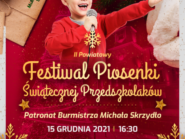 II Powiatowy Festiwal Piosenki Świątecznej Przedszkolaków