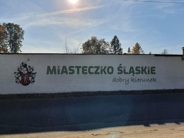 Pierwszy mural w Miasteczku Śląskim