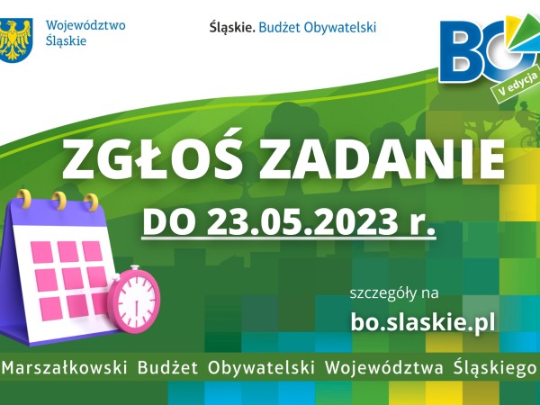Zmiana harmonogramu V edycji Marszałkowskiego Budżetu Obywatelskiego Województwa Śląskiego