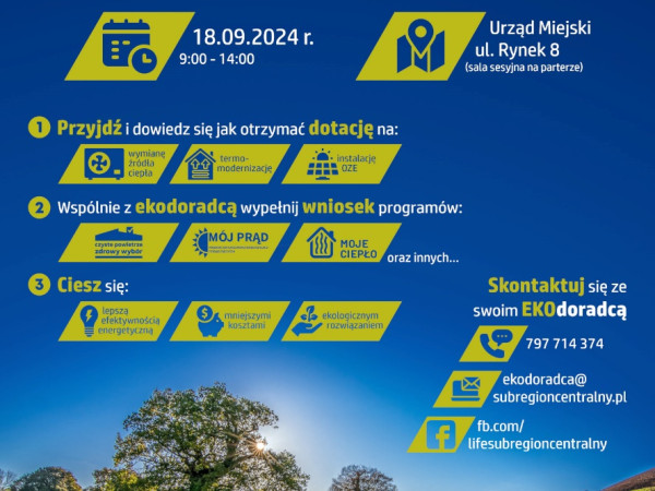 Nadchodzące spotkanie z ekodoradcą