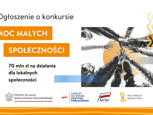 grafika do wpisu: 70 mln zł na działania lokalnych NGO-sów