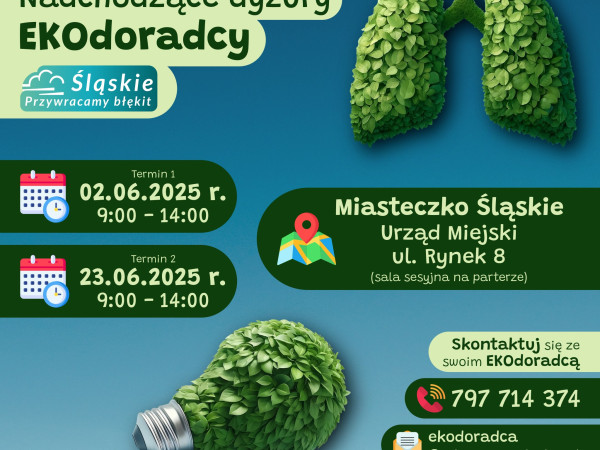 Nadchodzące dyżury ekodoradcy