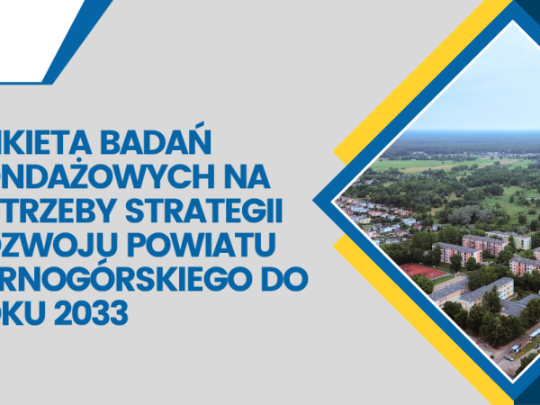 grafika do wpisu: Pomóż zaplanować przyszłość Powiatu Tarnogórskiego – wypełnij ankietę
