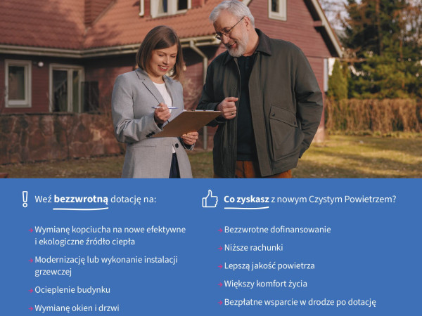 grafika do wpisu: Dyżury Operatora Programu Czyste Powietrze