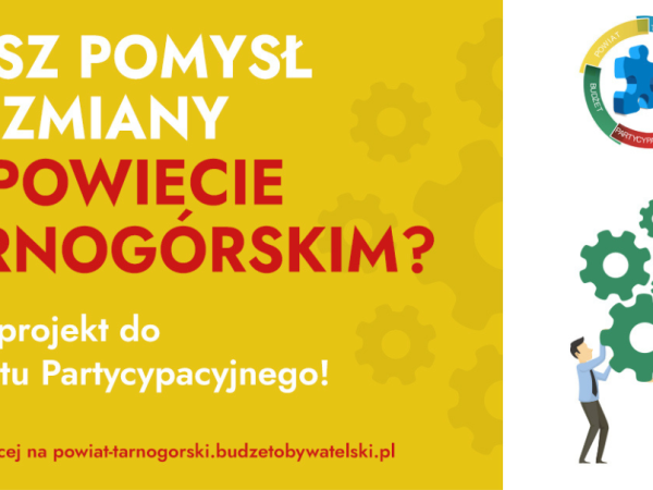 Zgłoś projekt do Budżetu Partycypacyjnego Powiatu Tarnogórskiego na rok 2026