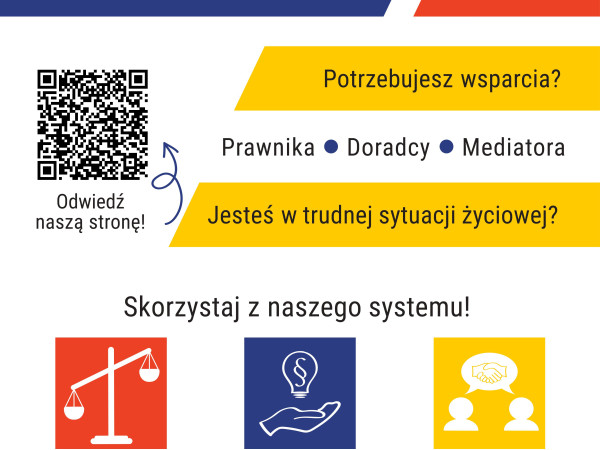 grafika do wpisu: Nieodpłatna pomoc prawna, poradnictwo obywatelskie, mediacja oraz edukacja prawna w 2025 r.