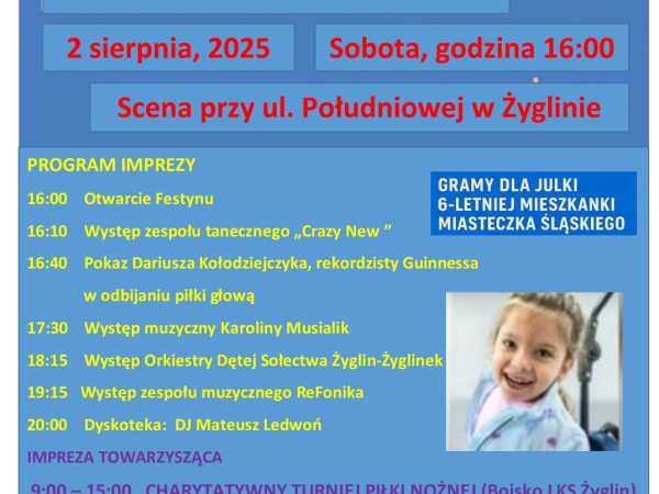 grafika do wpisu: Festyn Sołectwa Żyglin-Żyglinek