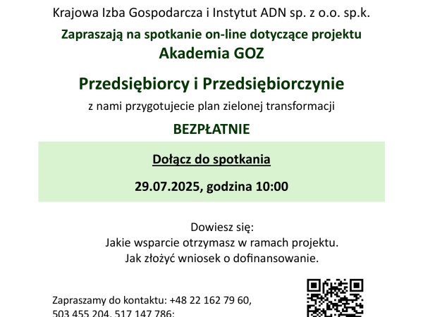 grafika do wpisu: Projekt Akademia GOZ