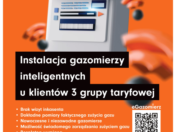 grafika do wpisu: Wymiana gazomierzy w naszej Gminie w ramach projektu eGazomierz