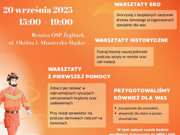 grafika do wpisu: Dzień Integracji Na Remizie – DINAR już 20 września w Żyglinku!