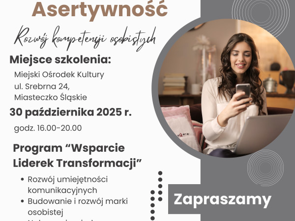 grafika do wpisu: Bezpłatne szkolenie „Rozwój kompetencji osobistych” - część 3
