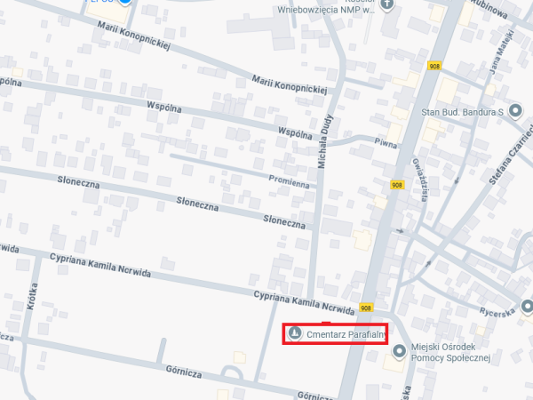 grafika do wpisu: Informacja o utrudnieniach na ul. Dudy w związku z uroczystością  Wszystkich Świętych 2025 r.