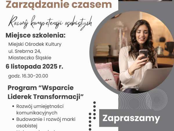 Szkolenie „Zarządzanie czasem” – rozwój kompetencji osobistych