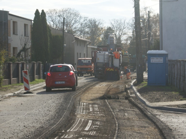 Rozpoczął się jeden z końcowych etapów remontu ul. Dudy w Miasteczku Śląskim