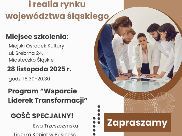 Szkolenie „Przedsiębiorczość i realia rynku województwa śląskiego”