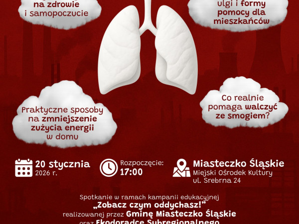 grafika do wpisu: Zobacz czym oddychasz! Spotkanie informacyjne dla mieszkańców