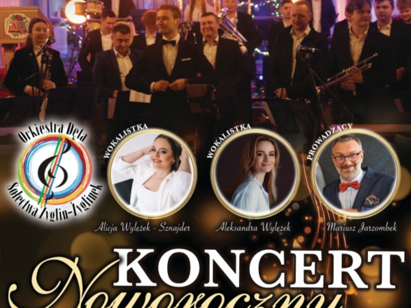 grafika do wpisu: Orkiestra Dęta Sołectwa Żyglin i Żyglinek zaprasza na Koncert Noworoczny