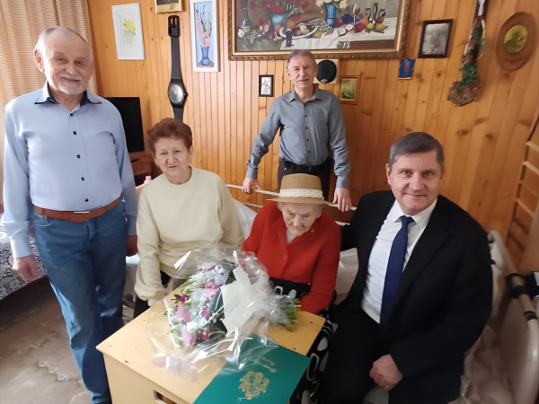 Z ponowną wizytą u Pani Marty Boryckiej, najstarszej mieszkanki naszej gminy