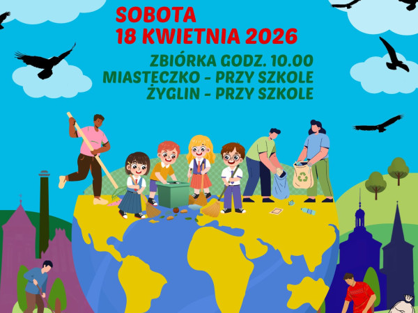 grafika do wpisu: Sprzątanie naszego małego świata – wspólna akcja już 18 kwietnia
