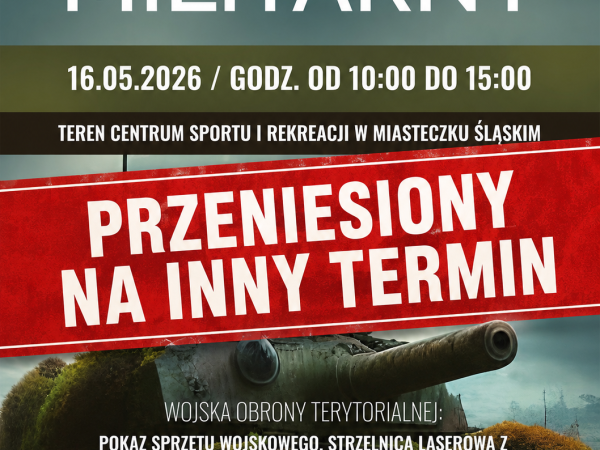 grafika do wpisu: Piknik Militarny przeniesiony na inny termin