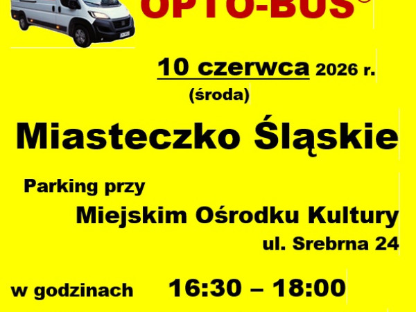 grafika do wpisu: Bezpłatne badanie wzroku w Miasteczku Śląskim