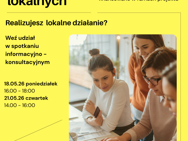 grafika do wpisu: Spotkanie informacyjno-konsultacyjne dotyczące realizacji inicjatyw lokalnych