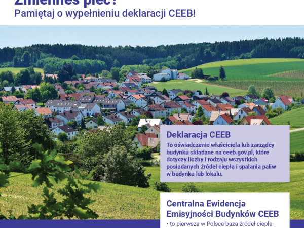 Zmieniłeś źródło ogrzewania? Pamiętaj o deklaracji CEEB
