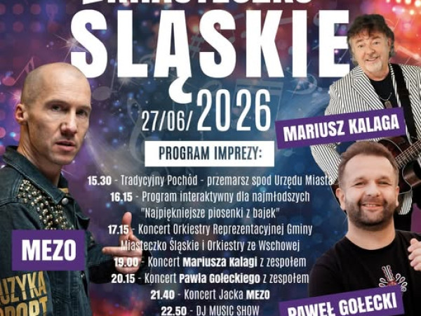 grafika do wpisu: Święto Miasta Miasteczko Śląskie 2026