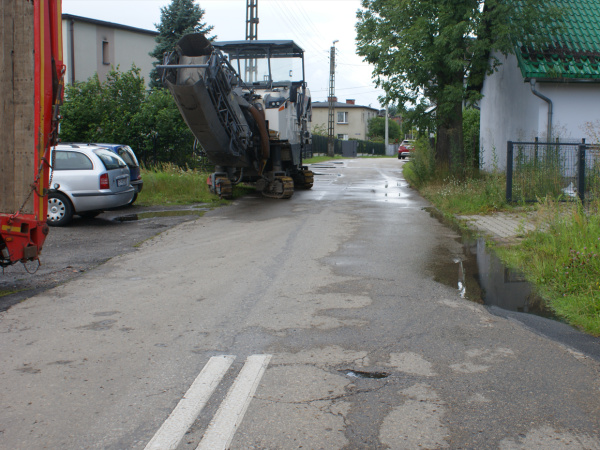 Utrudnienia w ruchu na ul. Stacyjnej w Miasteczku Śląskim