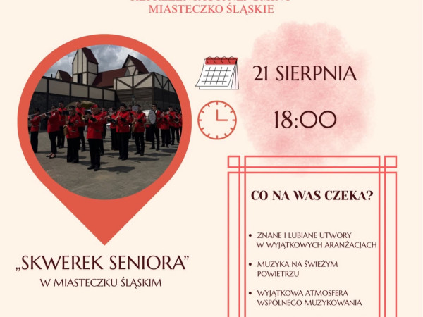 Koncert plenerowy Orkiestry Reprezentacyjnej Gminy Miasteczko Śląskie