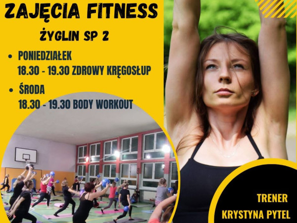 grafika do wpisu: Nowy sezon bezpłatnych zajęć fitness w Żyglinie