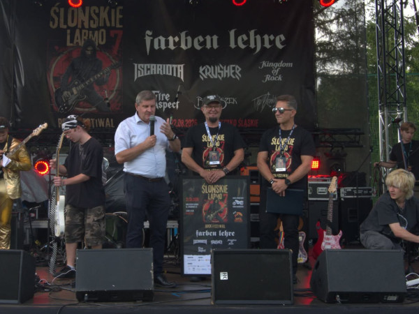 grafika do wpisu: Podziękowania Burmistrza Miasta Tomasza Respondka za organizację kolejnej edycji festiwalu Ślonskie Larmo