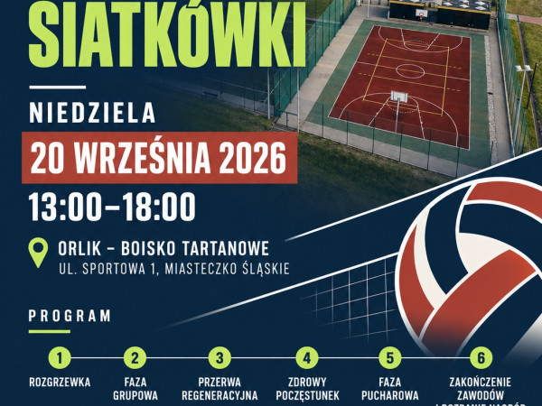 grafika do wpisu: Siatkarskie zmagania na Orliku
