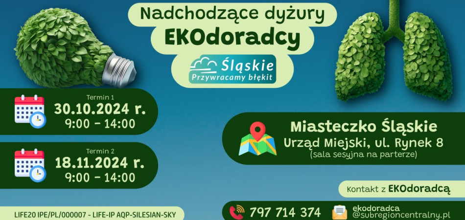 grafika dla wpisu: Nadchodzące spotkania z ekodoradcą