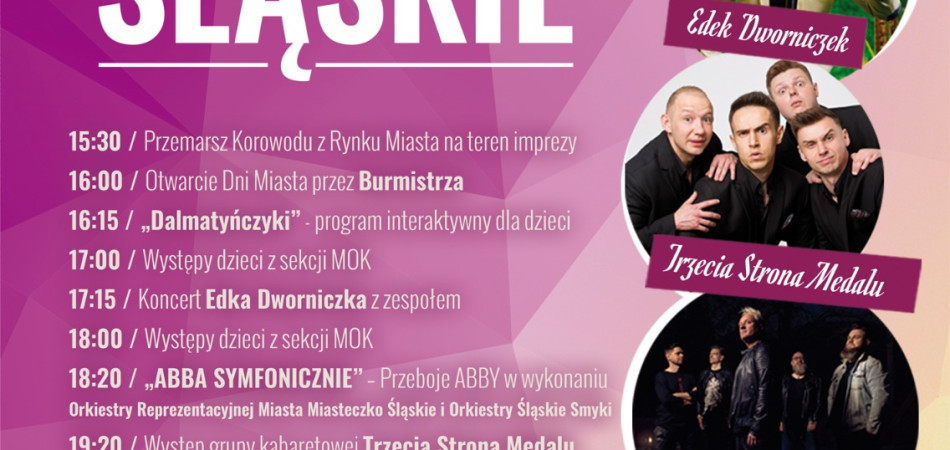 grafika dla wpisu: Święto Miasta Miasteczko Śląskie 2025