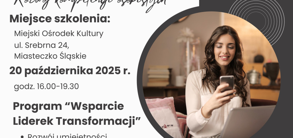 grafika dla wpisu: Bezpłatne szkolenie „Rozwój kompetencji osobistych” - część 2