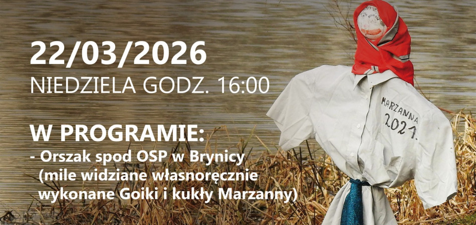 grafika dla wpisu: Topienie Marzanny w Brynicy