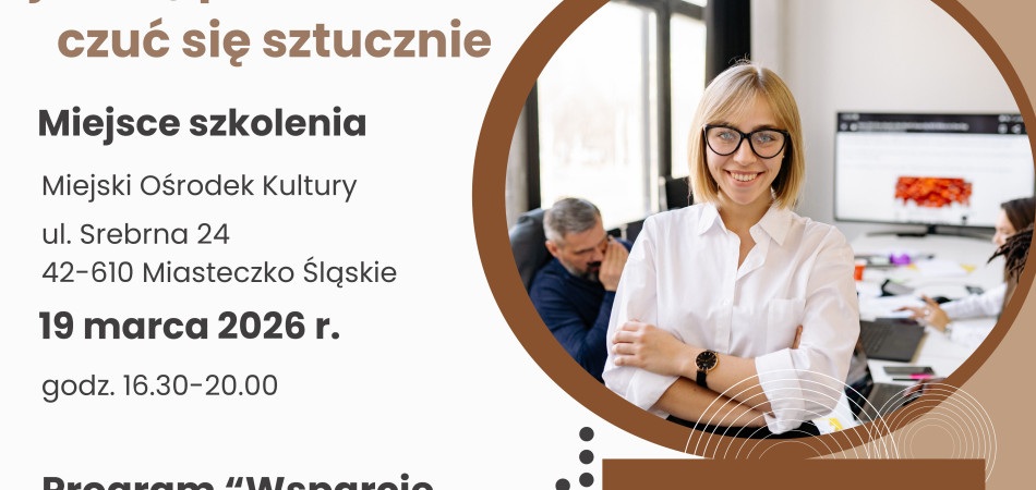 grafika dla wpisu: Bezpłatne szkolenie dla mieszkanek gminy – marka osobista kobiet w biznesie
