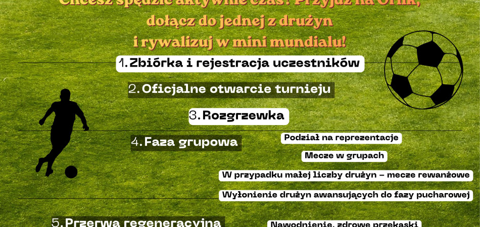grafika dla wpisu: Mini Mundial w ramach Aktywnej Niedzieli na Orliku