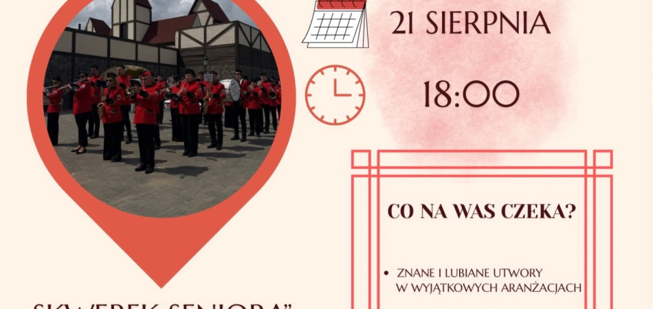 grafika dla wpisu: Koncert plenerowy Orkiestry Reprezentacyjnej Gminy Miasteczko Śląskie