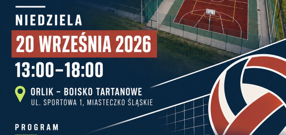 grafika dla wpisu: Siatkarskie zmagania na Orliku